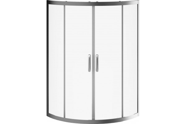Душевой уголок Am.Pm Move W78G-609-090MT deep профиль матовый хром, стекло прозрачное, четверть круга, двери раздвижные