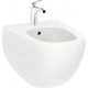 Биде подвесное Am.Pm Sensation C303411WH цвет белый, овальное, 38.5x55.5 см