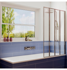Шторка на ванну Ambassador Bath Screens 16041110R 90х140 складная, стекло прозрачное