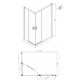 Душевой уголок Ambassador Queen 11011106R 120x80 прямоугольный, двери раздвижные