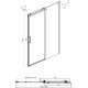 Душевой уголок Ambassador Benefit 19022202HBB-110HBB 130х110 см, профиль черный, стекло тонированное, прямоугольный, двери раздвижные