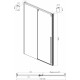 Душевой уголок Ambassador Intense 110022205IBB-80IBB 160х80 см, профиль черный, прямоугольный, двери раздвижные