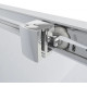 Душевой уголок Ambassador Forsa 17021121AX-120AX 150х120 см, профиль хром, стекло прозрачное, прямоугольный, двери раздвижные