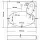Раковина Andrea Comfort 4680028070337 квадратная, цвет белый