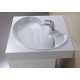 Раковина Andrea Buta60 60x60 квадратная, цвет белый