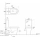 Унитаз напольный Aquanet Nova-C1 белый, овальный, 37x66.5 см