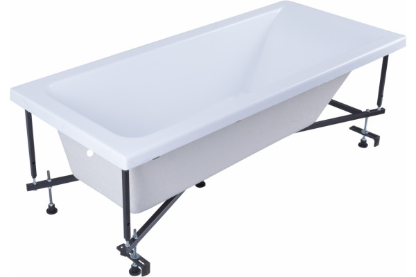 Акриловая ванна Aquanet Bright 175x75 прямоугольная, пристенная, объем 186 л.