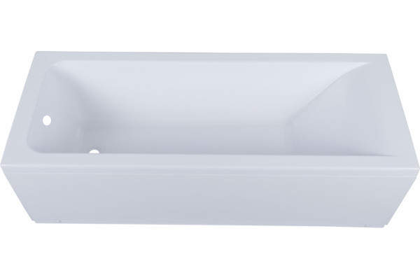 Акриловая ванна Aquanet Bright 180x80 прямоугольная, пристенная, объем 220 л.