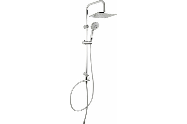 Душевая стойка Aquanet Passion S хром, штанга 84 см, шланг 150 см