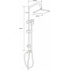 Душевая стойка Aquanet Passion S хром, штанга 84 см, шланг 150 см