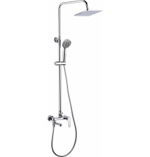 Душевая стойка Aquanet Passion S3 хром, штанга 123 см, шланг 150 см