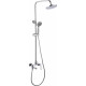 Душевая стойка Aquanet Passion R3 хром, штанга 123 см, шланг 150 см
