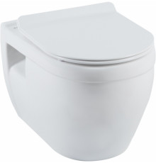 Унитаз подвесной Aquanet Glide 210772 белый, прямоугольный, 34.5x52 см