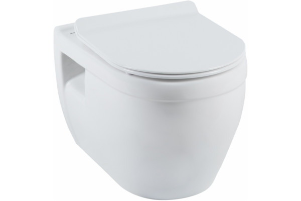 Унитаз подвесной Aquanet Glide 210772 белый, прямоугольный, 34.5x52 см