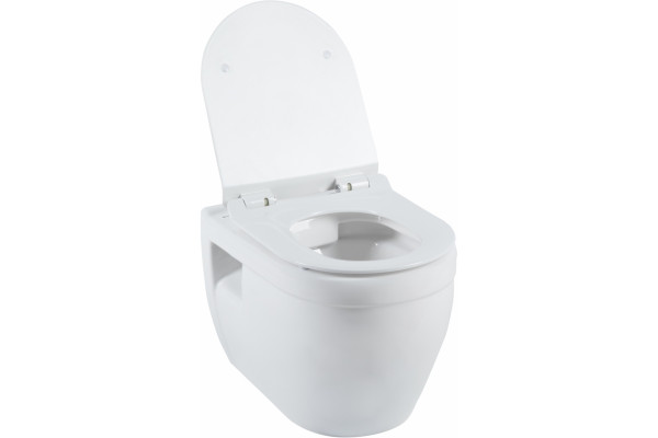 Унитаз подвесной Aquanet Glide 210772 белый, прямоугольный, 34.5x52 см