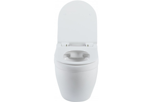 Унитаз подвесной Aquanet Glide 210772 белый, прямоугольный, 34.5x52 см