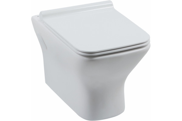 Унитаз подвесной Aquanet Cube 210761 белый, прямоугольный, 37x54.5 см