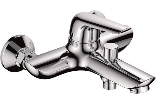 Смеситель Aquanet Pragmatic AF430-20С для ванны с душем, однорычажный, хром