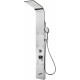 Душевая панель Aquanet Galaxy Shine AP40-01 цвет сталь, 6 гидромассажных форсунок