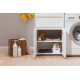 Тумба с раковиной Aquanet Токио 58 1 ящик, 2 двери в современном стиле