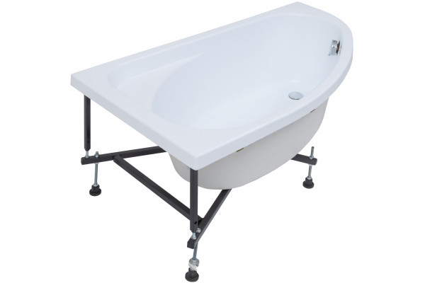 Акриловая ванна Aquanet Mia 246817 L к/с133 четверть круга, объем 154 л.