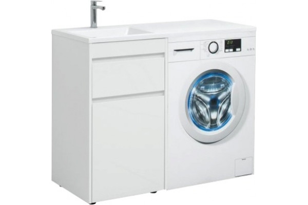 Тумба для комплекта Aquanet Токио 48 1 ящик, c бельевой корзиной, напольная