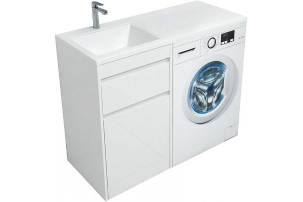 Тумба для комплекта Aquanet Токио 48 1 ящик, c бельевой корзиной, напольная