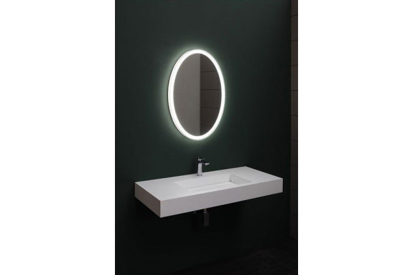 Зеркало Aquanet Комо 7085 LED овальное,  в современном стиле