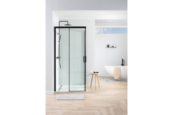 Душевой уголок Aquanet Pleasure AE60-S-100x100U-BT 100х100 квадратный, двери раздвижные
