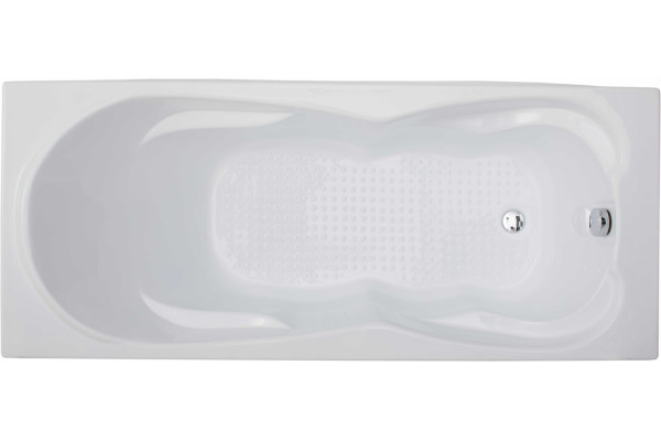 Акриловая ванна Aquanet Viola 180x75 с каркасом, прямоугольная, пристенная