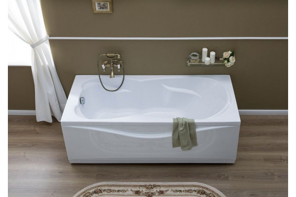 Акриловая ванна Aquanet Viola 180x75 с каркасом, прямоугольная, пристенная