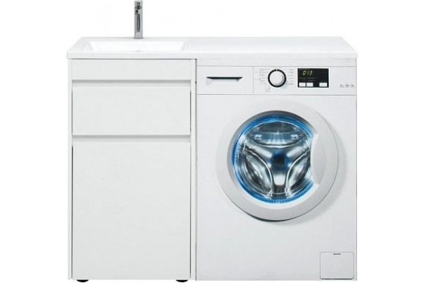 Мебель для ванной Aquanet Токио 58 1 ящик, с бельевой корзиной, напольная