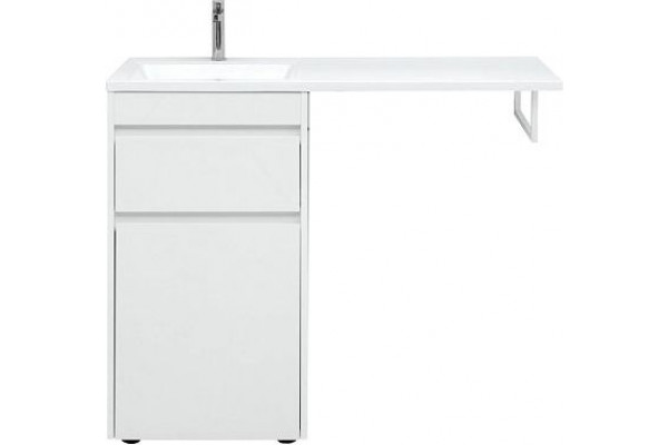 Мебель для ванной Aquanet Токио 58 1 ящик, с бельевой корзиной, напольная