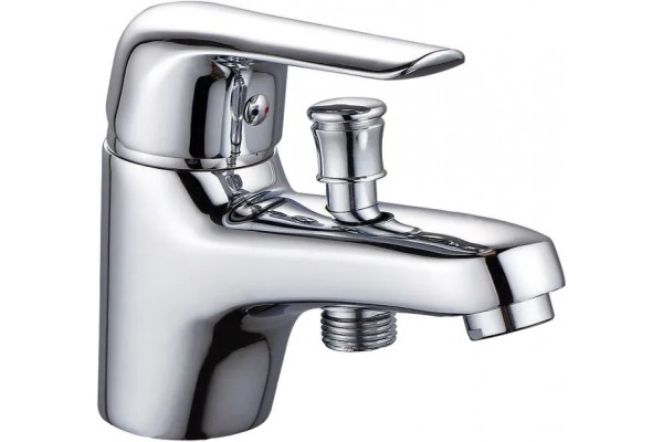 Смеситель Aquanet Pragmatic AF430-61С на борт ванны однорычажный, хром