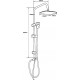 Душевая стойка Aquanet Passion AF300-70-RC-B черная цвет черный, штанга 90 см