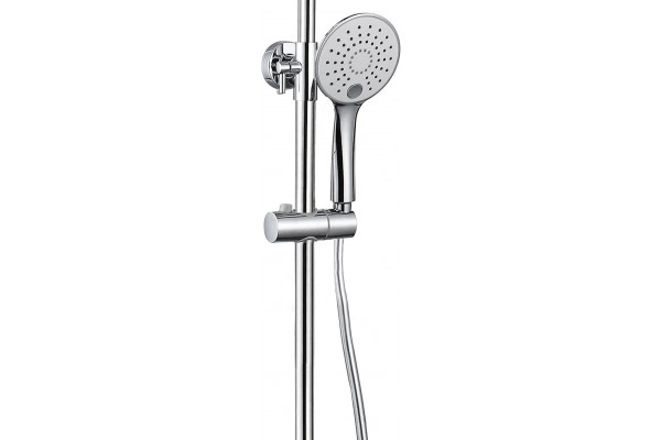Душевая стойка Aquanet Arctic AF520-72-R-CW штанга 145 см, шланг 150 см