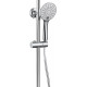 Душевая стойка Aquanet Arctic AF520-72-R-CW штанга 145 см, шланг 150 см