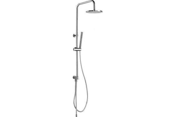 Душевая стойка Aquanet Practic AF100-70-R-C хром, штанга 126.5 см