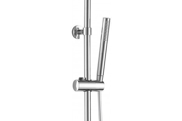 Душевая стойка Aquanet Practic AF100-70-R-C хром, штанга 126.5 см
