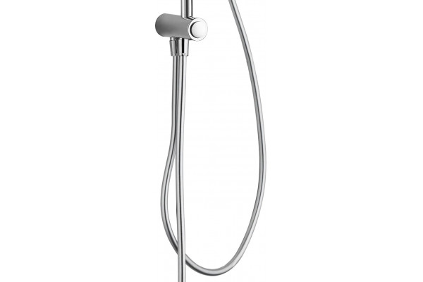 Душевая стойка Aquanet Practic AF100-70-R-C хром, штанга 126.5 см