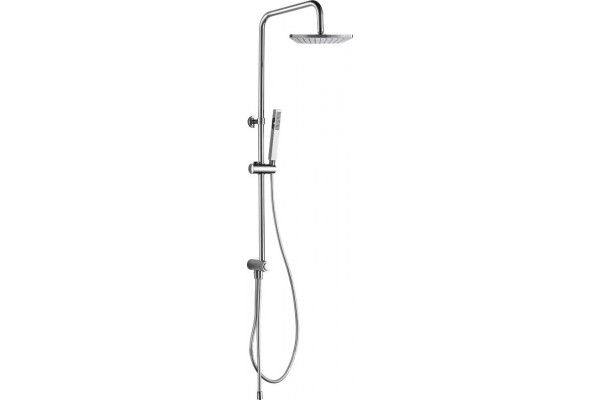 Душевая стойка Aquanet Practic AF100-70-S-C хром, штанга 126.5 см