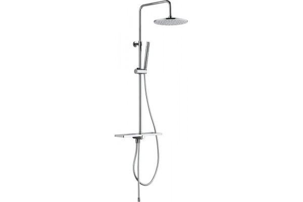 Душевая стойка Aquanet Pragmatic AF430-70-R-C хром, штанга 126.5 см