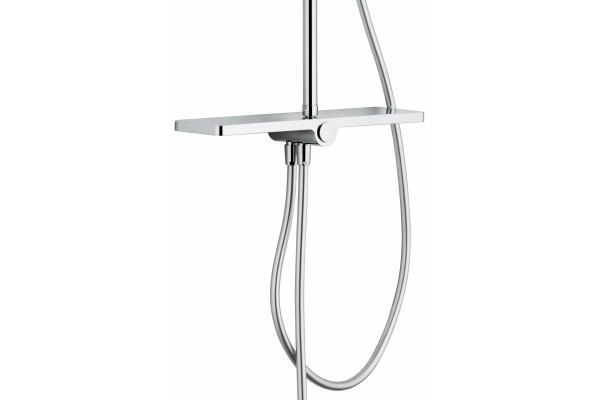 Душевая стойка Aquanet Pragmatic AF430-70-R-C хром, штанга 126.5 см