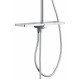Душевая стойка Aquanet Pragmatic AF430-70-R-C хром, штанга 126.5 см