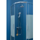 Душевая стойка Aquanet Logic AF320-72-R-C штанга 120 см, шланг металлический 150 см
