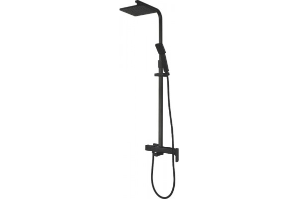 Душевая стойка Aquanet Gotic AF440-72-S-B цвет черный, штанга 120 см
