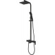 Душевая стойка Aquanet Gotic AF440-72-S-B цвет черный, штанга 120 см