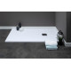 Поддон для душа Aquanet Pleasure ATS-140x80U-W с сифоном, прямоугольный, низкий
