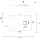 Поддон для душа Aquanet Pleasure ATS-160x90U-W с сифоном, прямоугольный, низкий