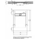 Поддон для душа Aquanet Delight 120x80 белый камень, с сифоном, прямоугольный, низкий
